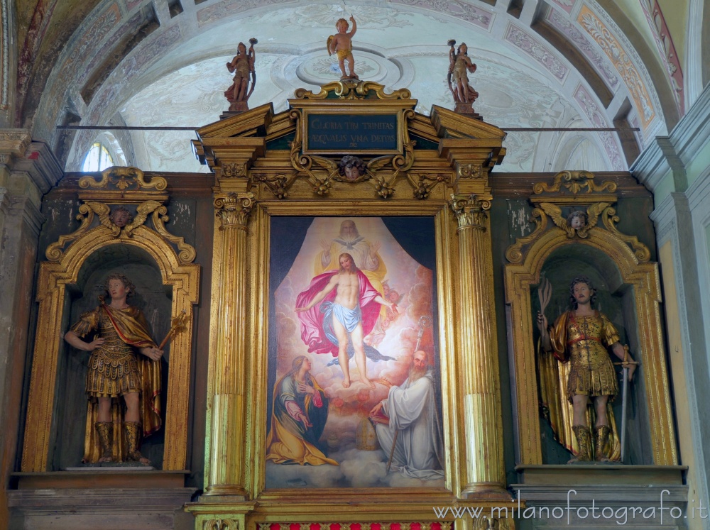 Romano di Lombardia (Bergamo, Italy) - Trinity of Enea Salmeggia in the Basilica of San Defendente